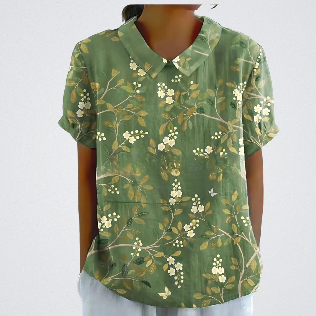 Bloemenblouse De Bruijn