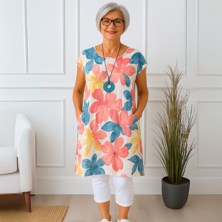 Luna | Elegante Ronde Hals Jurk