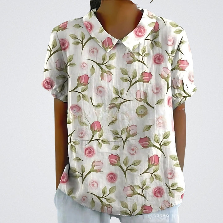 Bloemenblouse De Bruijn