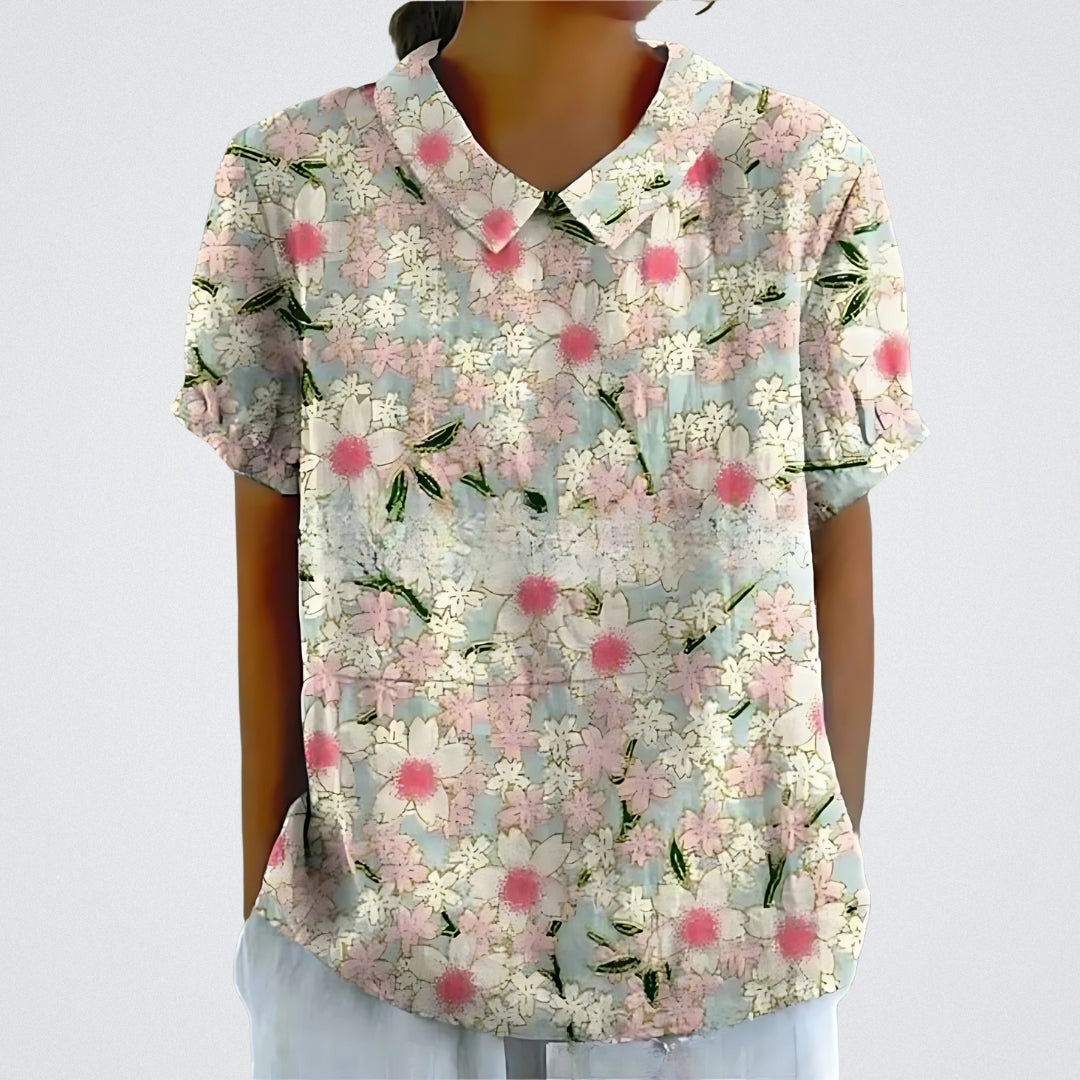 Bloemenblouse De Bruijn