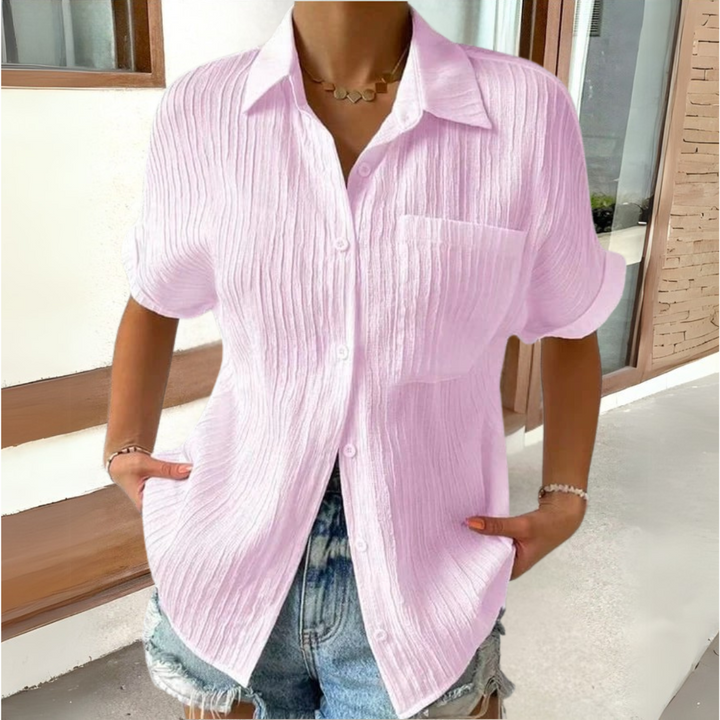 De Bruijn™ | Stijlvolle blouse met klassieke kraag