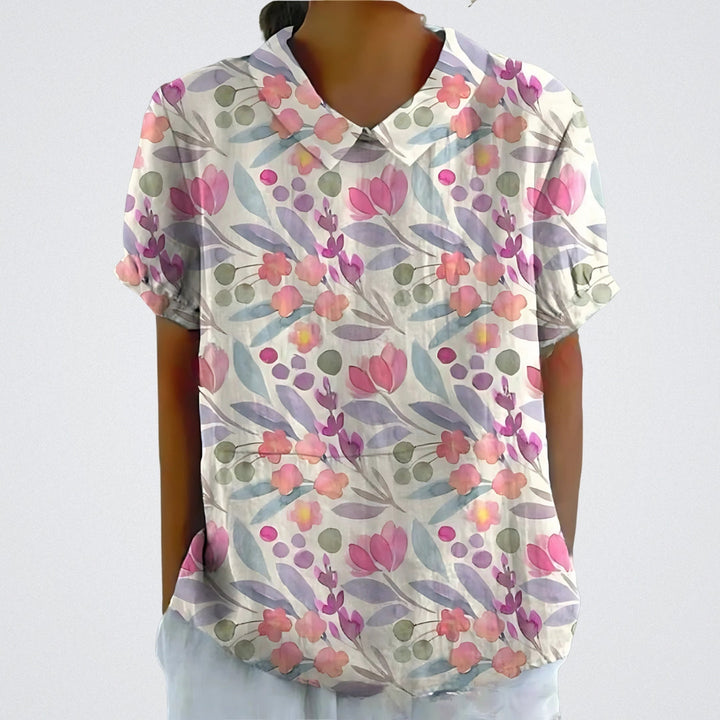 Bloemenblouse De Bruijn