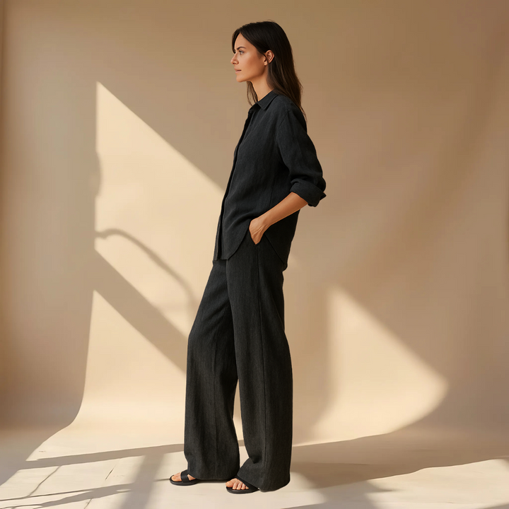 Amélie™ | Tweedelige set - shirt en broek