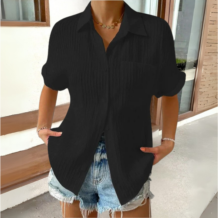 De Bruijn™ | Stijlvolle blouse met klassieke kraag