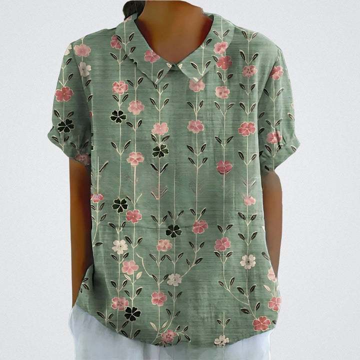 Bloemenblouse De Bruijn