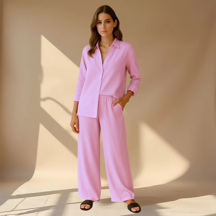 Amélie™ | Tweedelige set - shirt en broek