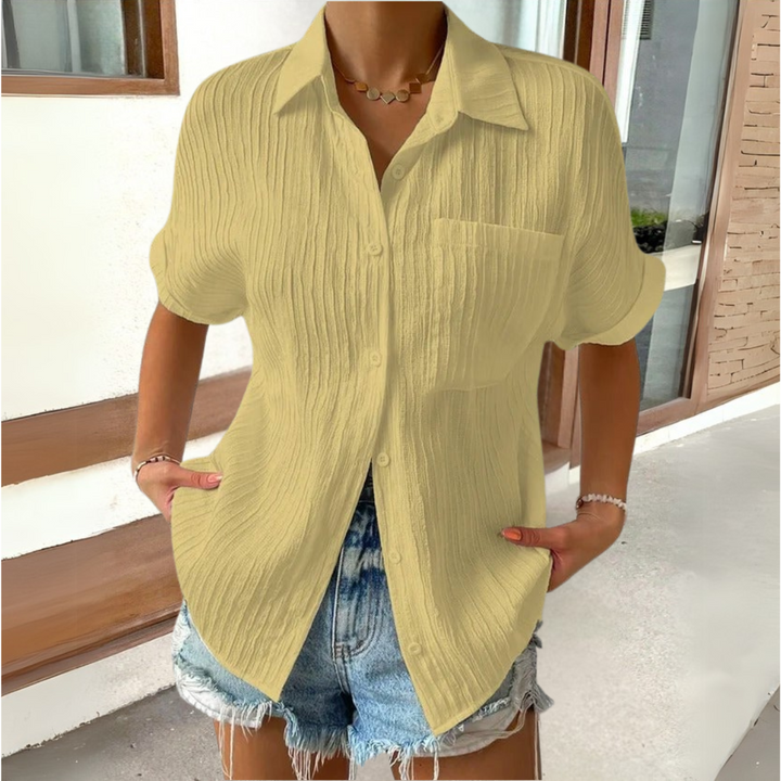 De Bruijn™ | Stijlvolle blouse met klassieke kraag