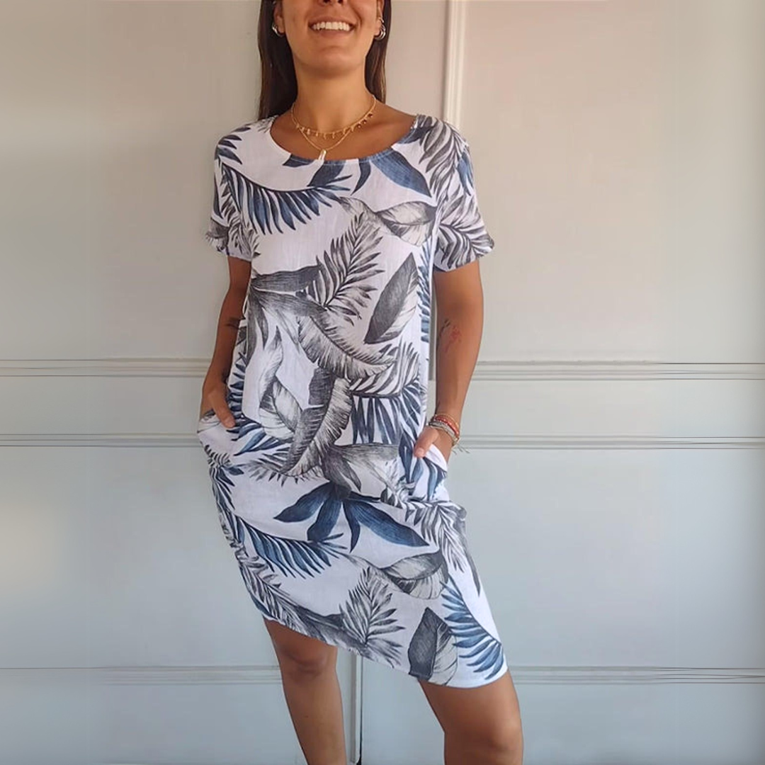 Rosalie | Comfortabele Jurk met Ronde Hals