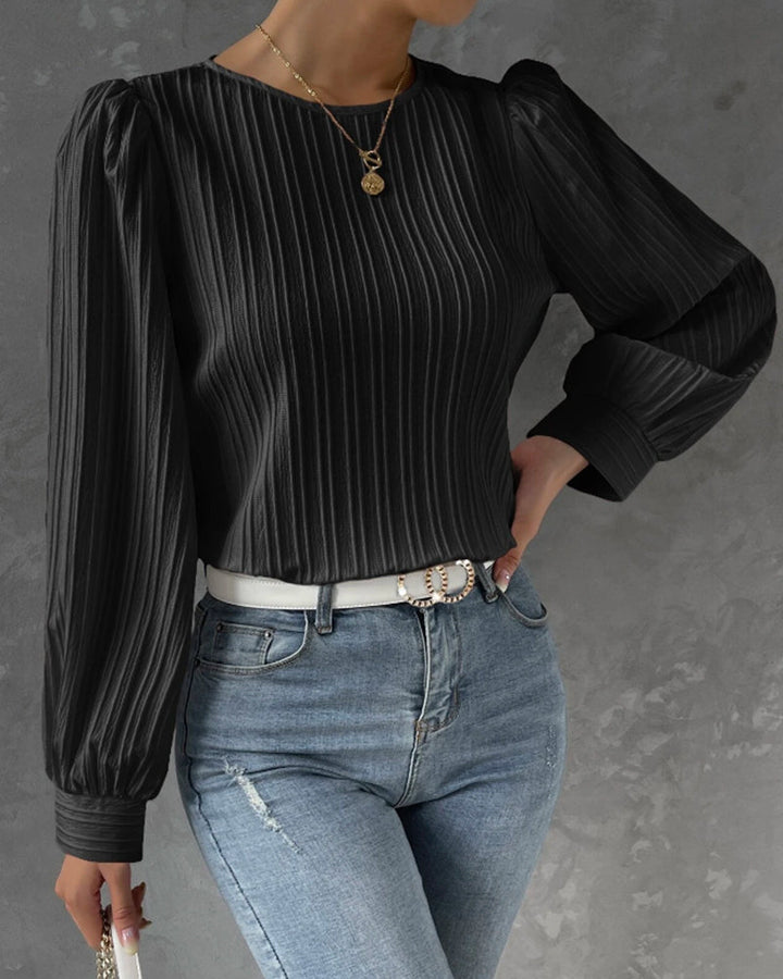 Chic Blouse met Lange Mouwen | Perfect voor Elke Gelegenheid
