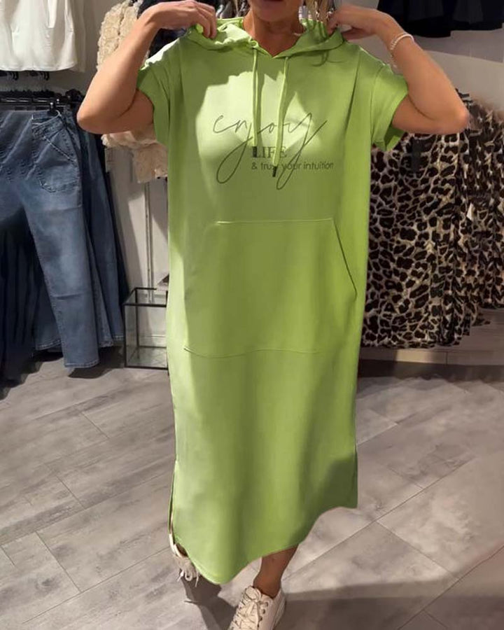 Sara™ | Relaxte Hoodie Jurk