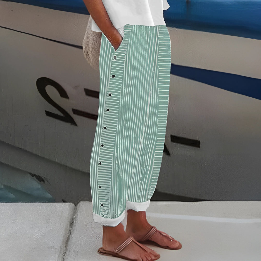 De Bruijn™ | Soepele Broek met Zijvakken