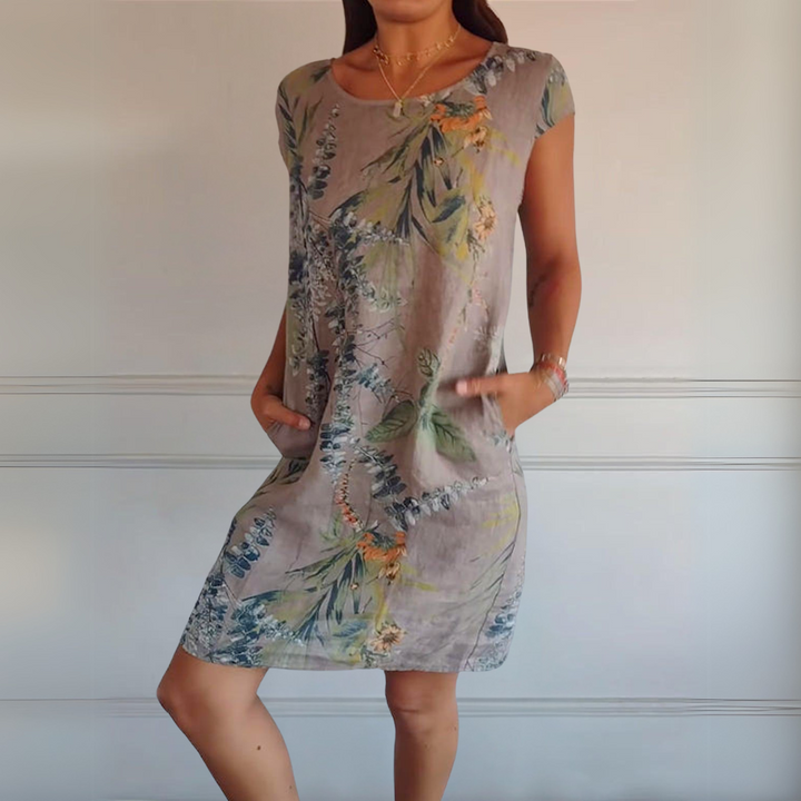 Rosalie | Comfortabele Jurk met Ronde Hals