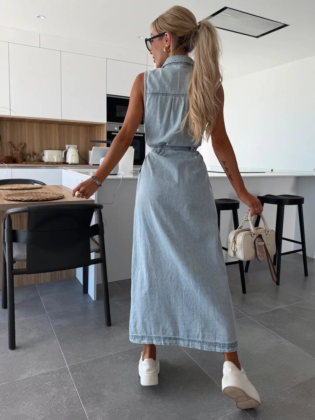 Elise | Maxi Denim Jurk