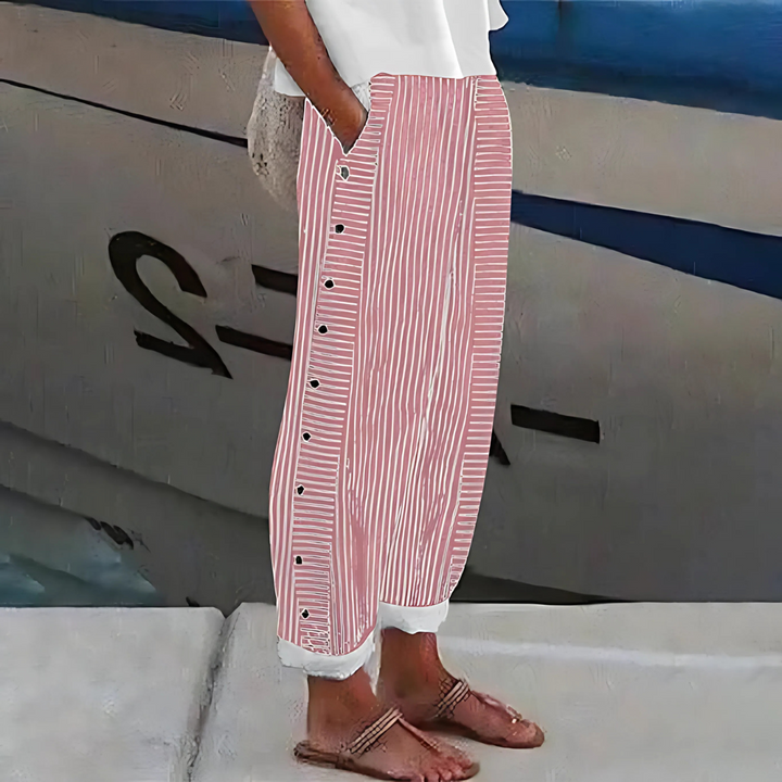 De Bruijn™ | Soepele Broek met Zijvakken