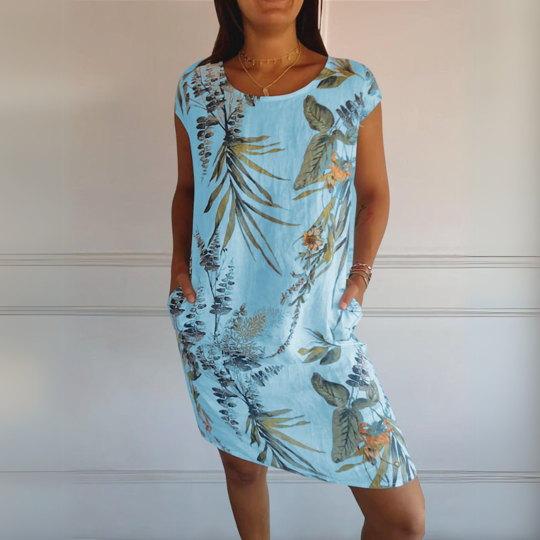 Rosalie | Comfortabele Jurk met Ronde Hals