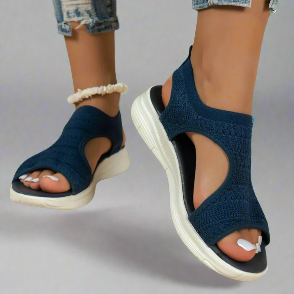 Amelie | Handgemaakte sleehak sandalen van premium materiaal