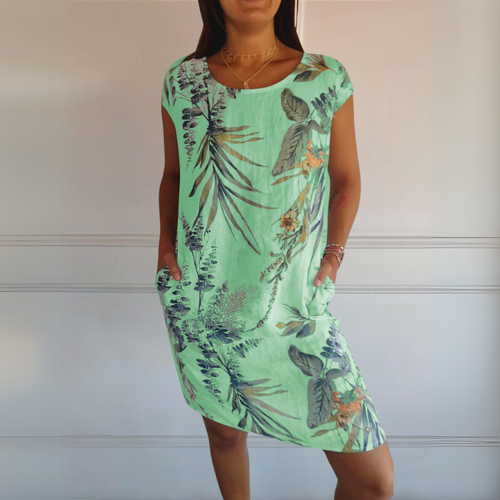 Rosalie | Comfortabele Jurk met Ronde Hals