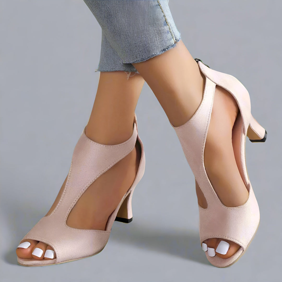 Britta™ | Ortopediska sandaletter med klack av högkvalitativt material