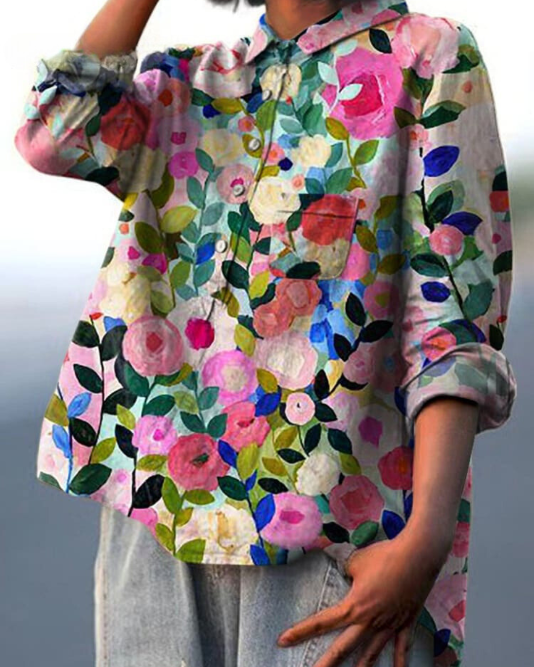 De Bruijn Blouse | Elegante Bloemenprint