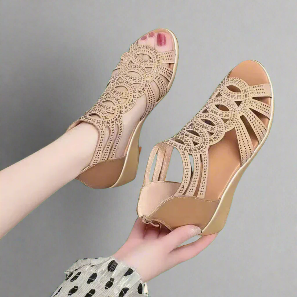 Senta | Handgemaakte Romeinse sandalen van premium leer