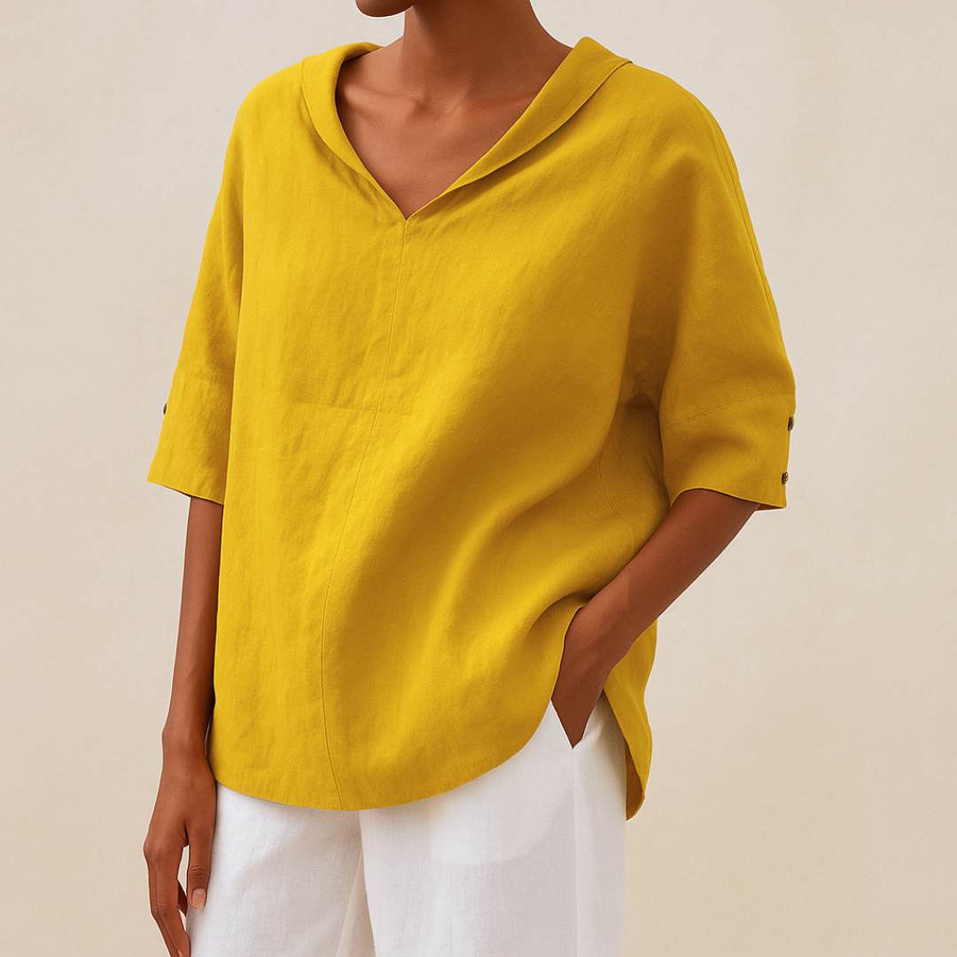 De Bruijn Elegante V-hals Blouse