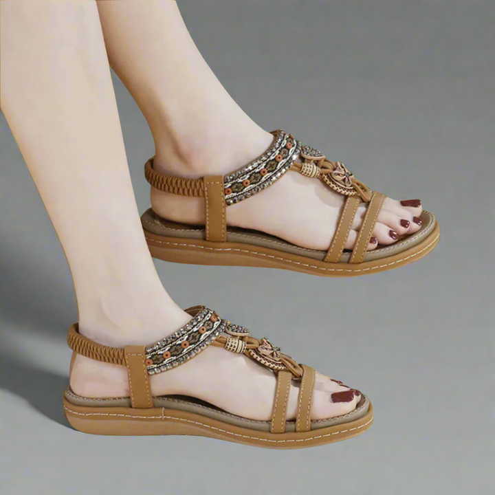 Felicitas | Handgemaakte Boho-sandalen van premium-materiaal
