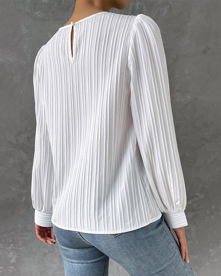 Chic Blouse met Lange Mouwen | Perfect voor Elke Gelegenheid