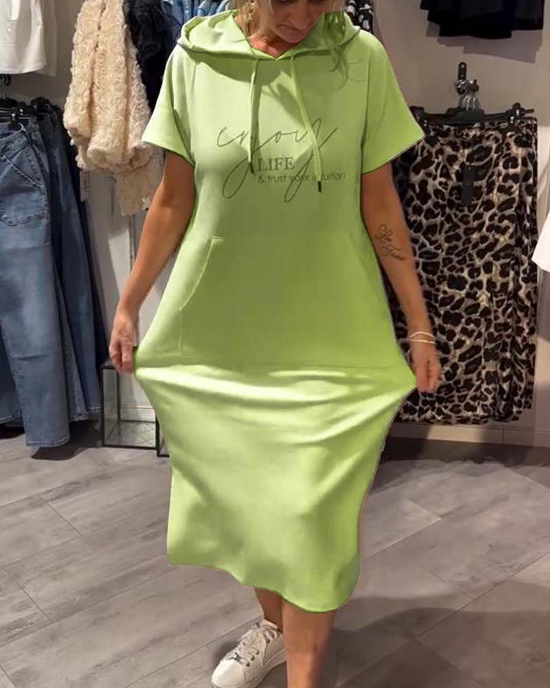 Sara™ | Relaxte Hoodie Jurk