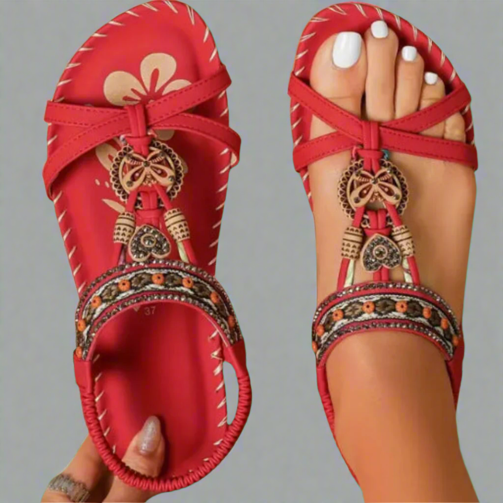 Corinna | Handgemaakte zomersandalen van premium materialen