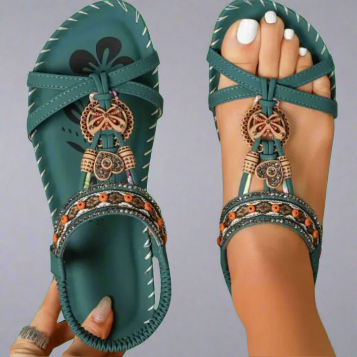 Corinna | Handgemaakte zomersandalen van premium materialen