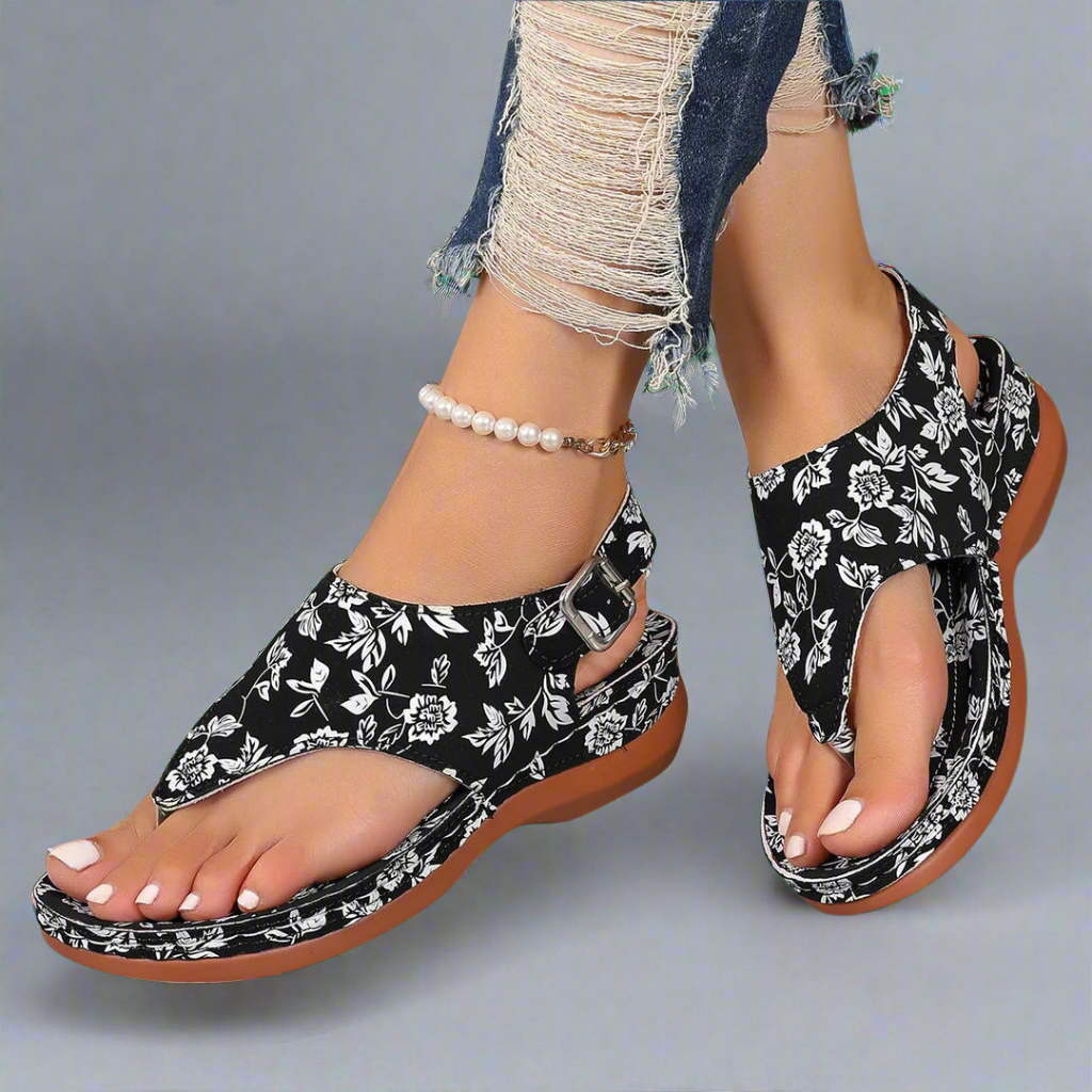 Regine | Handgemaakte Wedge-sandalen van premium materiaal