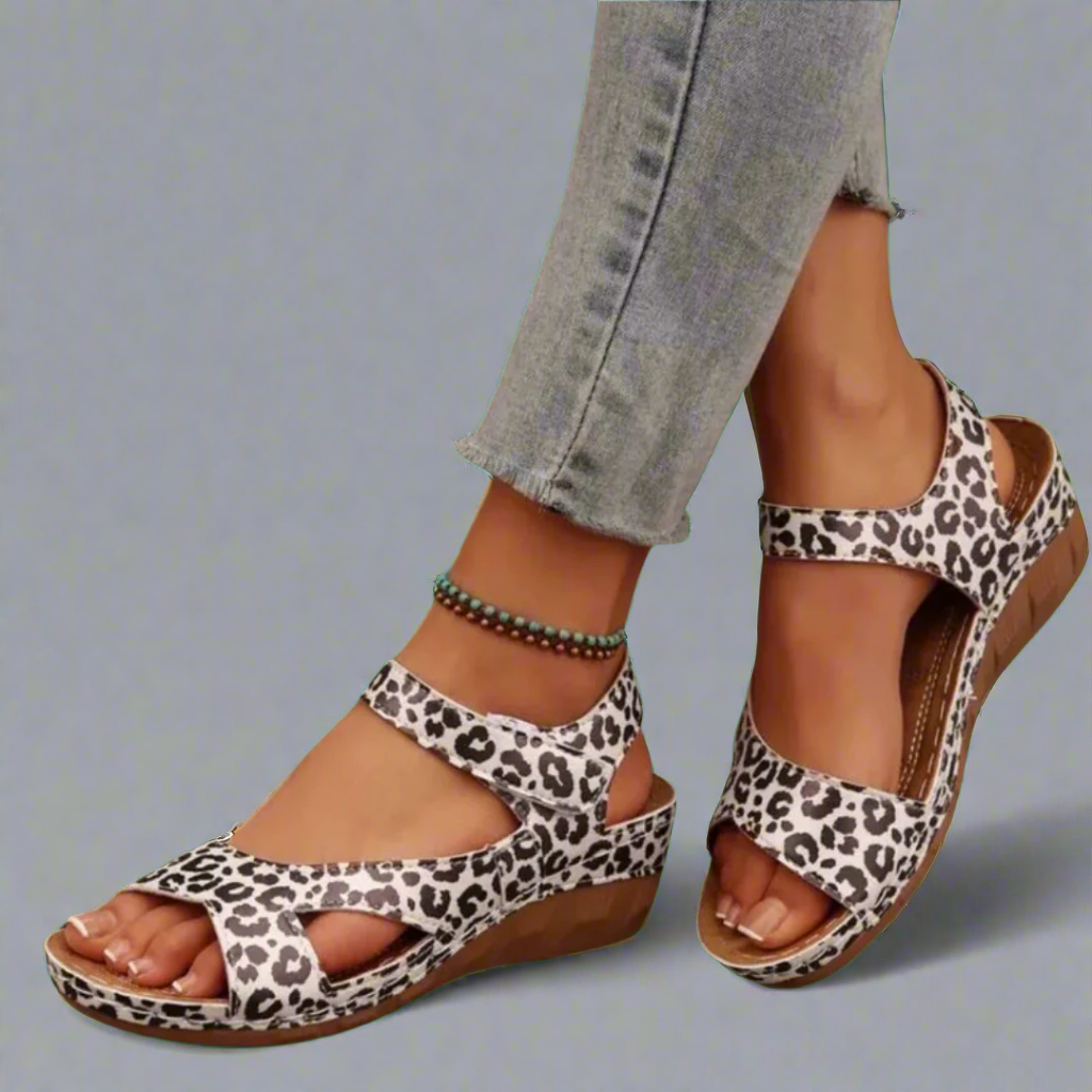 Ilona | Handgemaakte wedge sandalen van premium materiaal