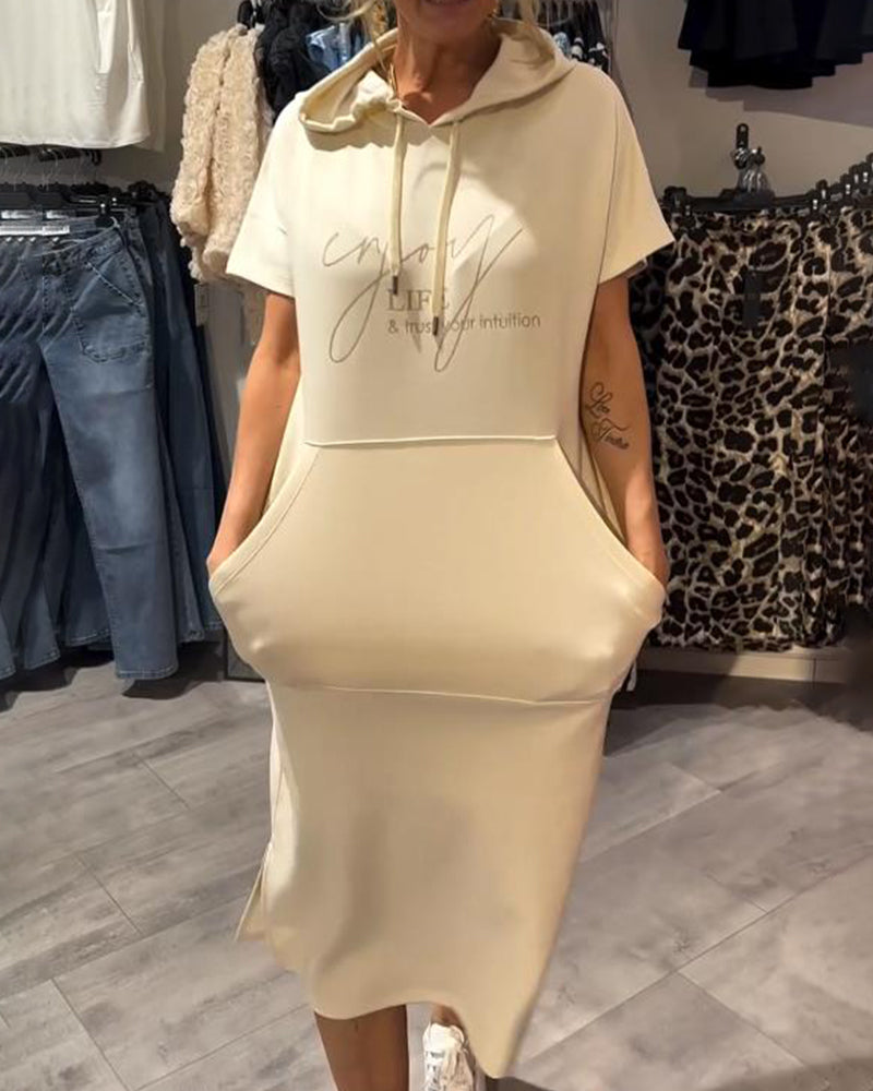 Sara™ | Relaxte Hoodie Jurk