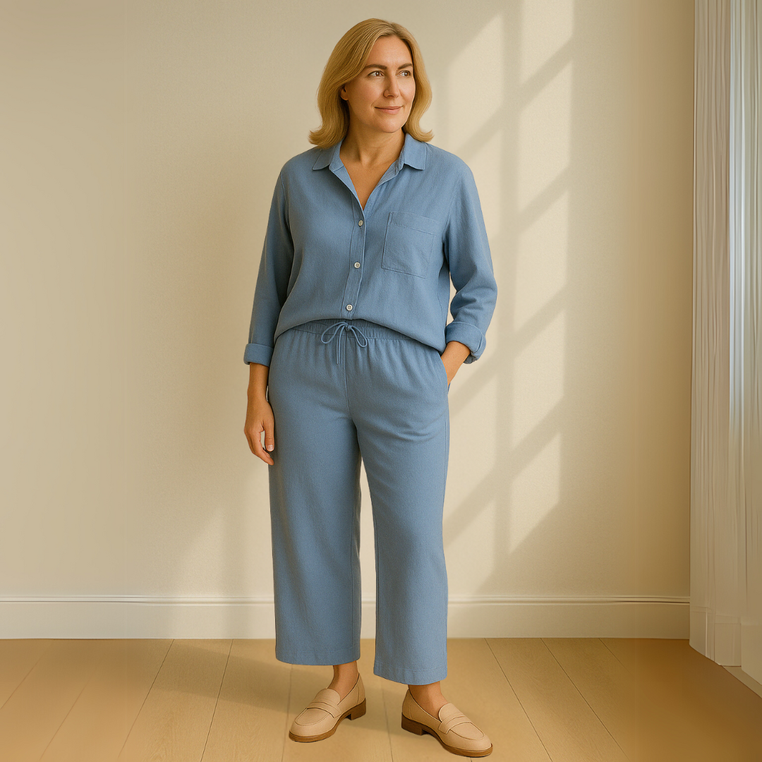 De Bruijn | Tweedelige set - Blouse & Ruime Broek