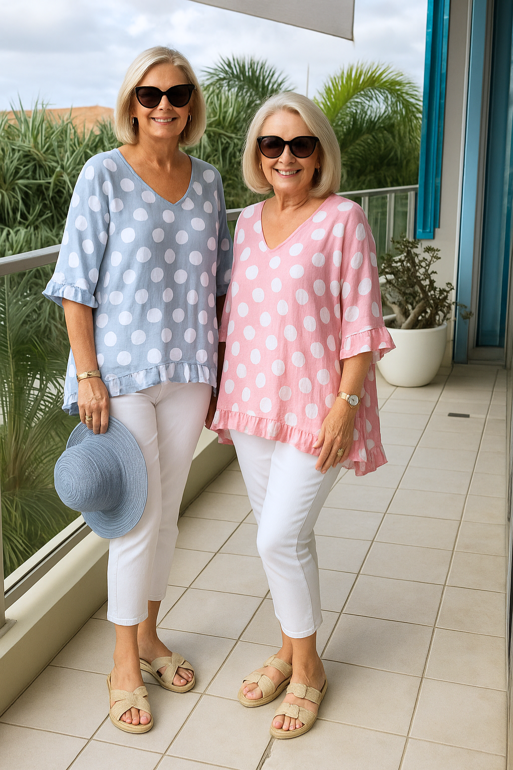 De Bruijn™ | Chique Stippen Blouse