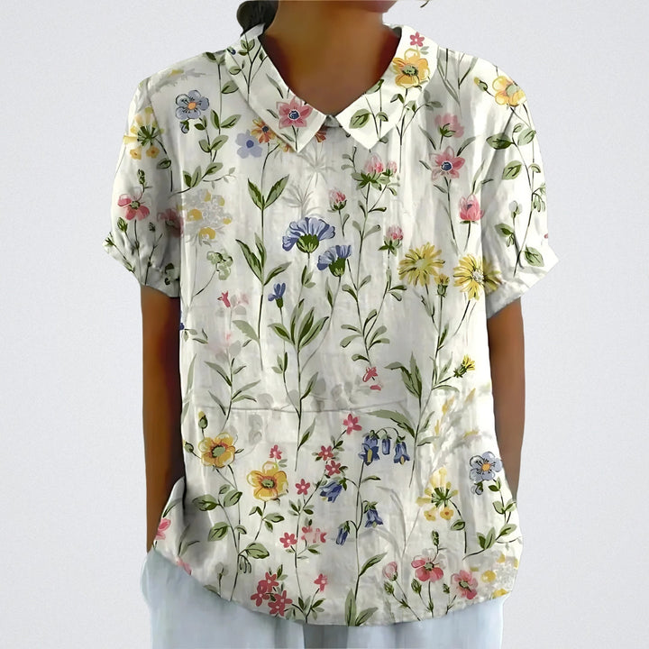Bloemenblouse De Bruijn