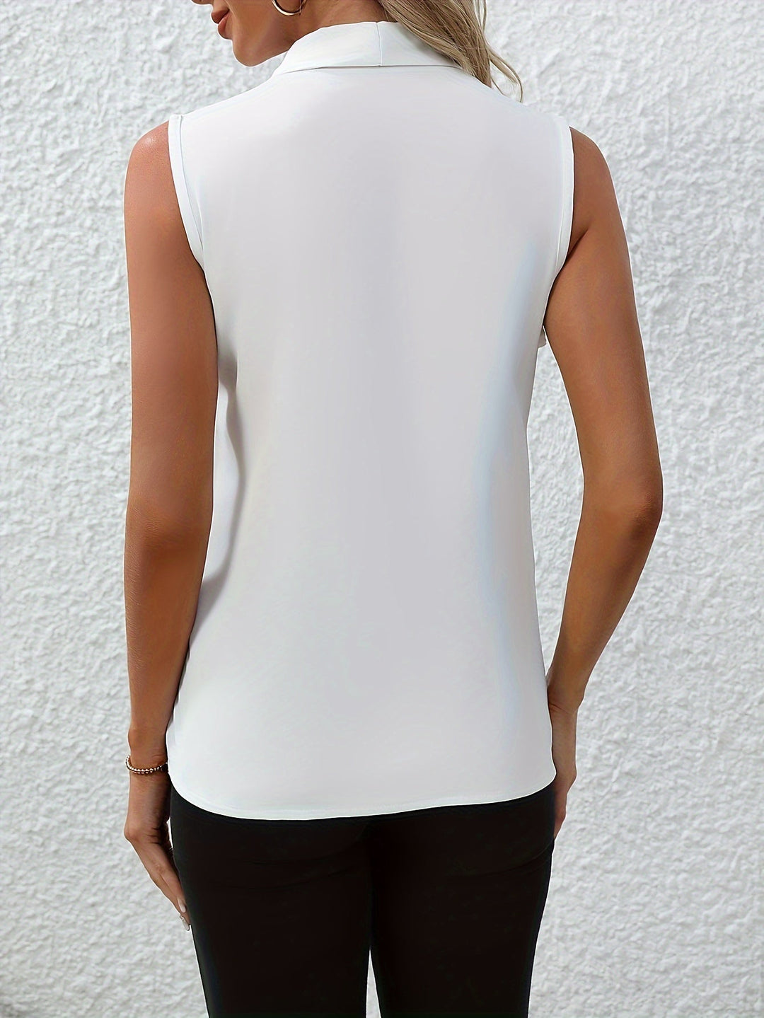 De Bruijn™ | Mouwloze V-Hals Blouse