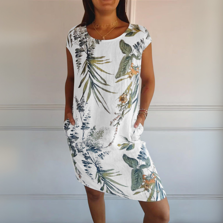 Rosalie | Comfortabele Jurk met Ronde Hals