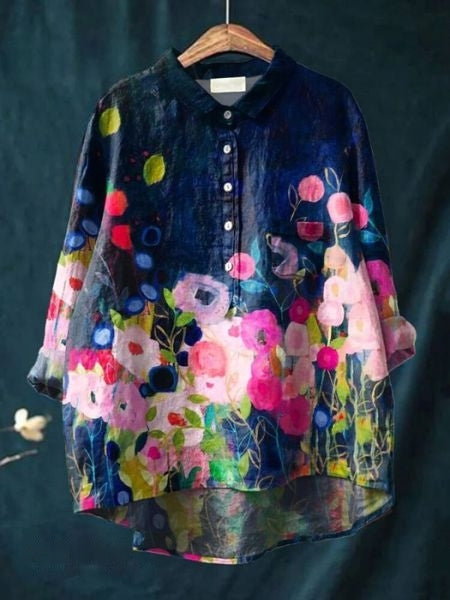 De Bruijn Blouse | Elegante Bloemenprint