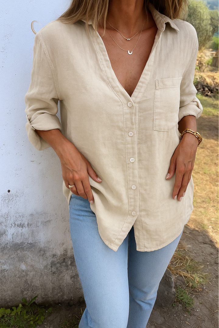 De Bruijn™ | Casual Blouse in Ibiza Stijl