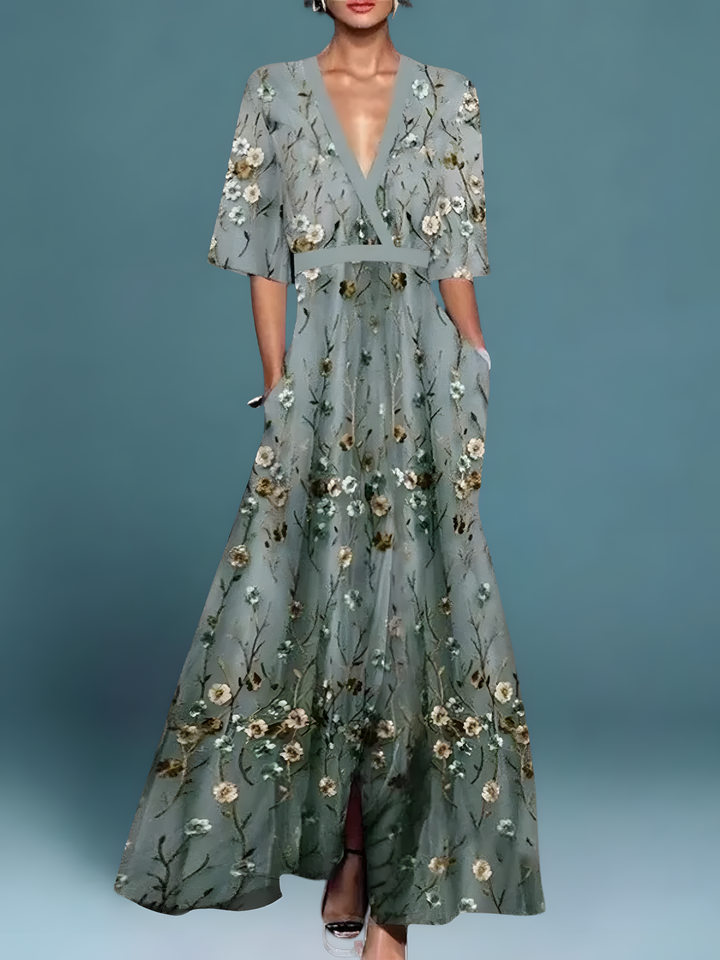 Laure | Elegante Gebloemde Jurk