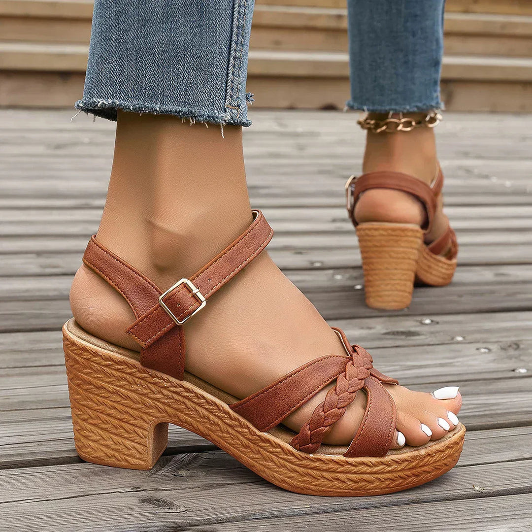Gianna™ Klassieke Sandalen met Middelhoge Hak