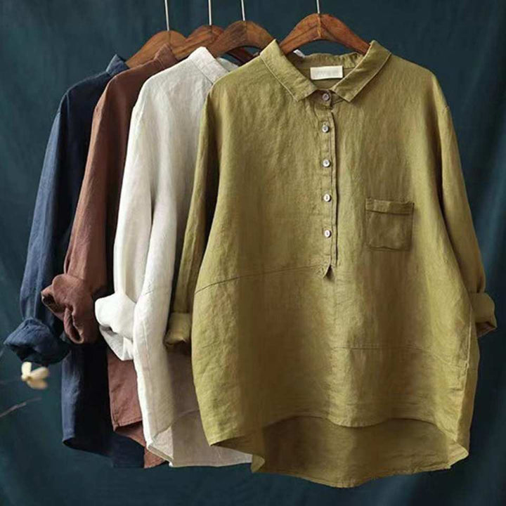 Chique damesblouse met lange mouwen - Stijlvol & Comfortabel