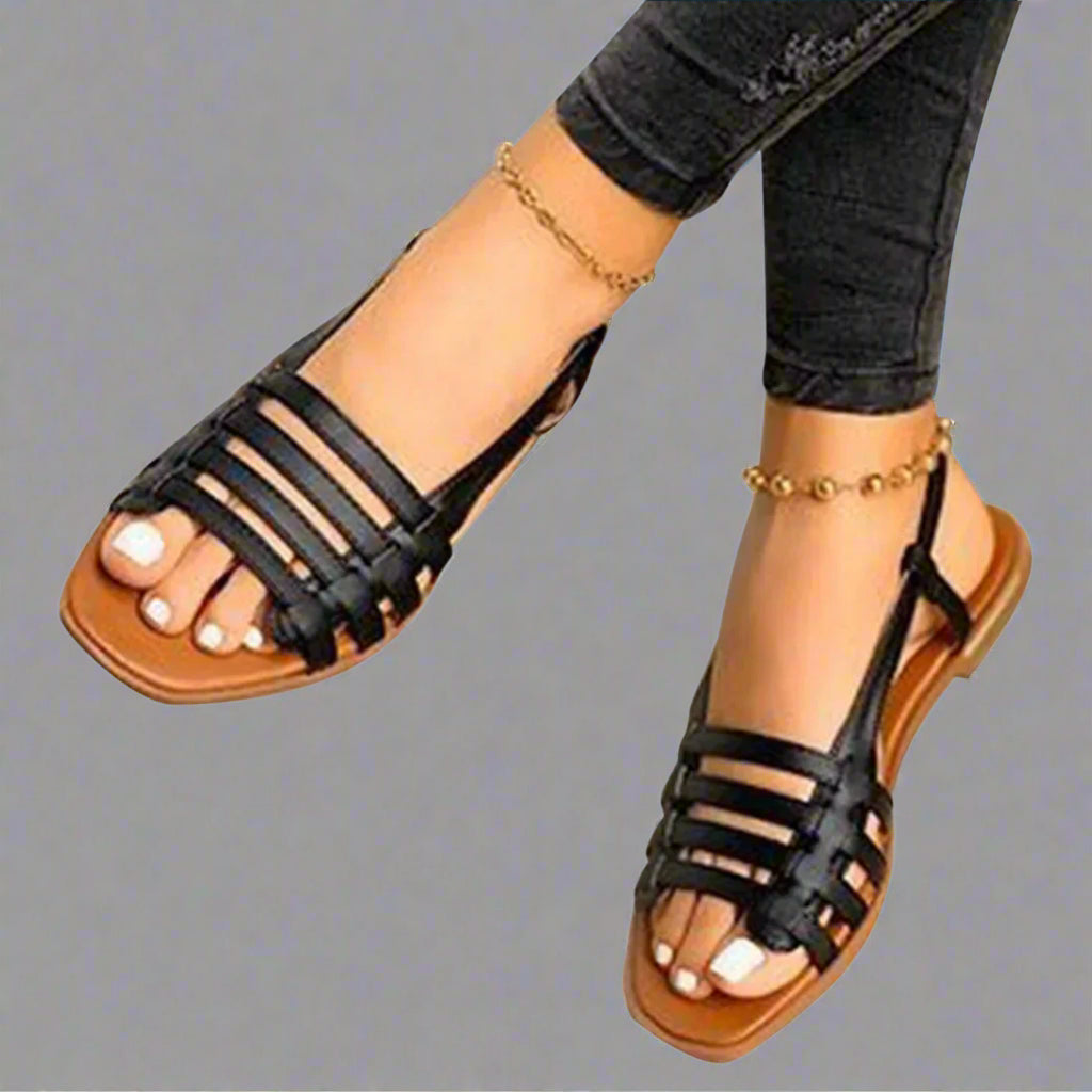 Adele | Handgemaakte gladiatorsandalen van premium materialen