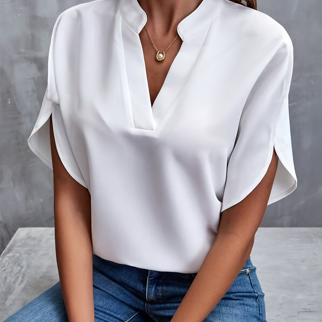 De Bruijn™ | Stijlvolle blouse met V-hals