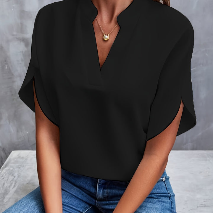 De Bruijn™ | Stijlvolle blouse met V-hals