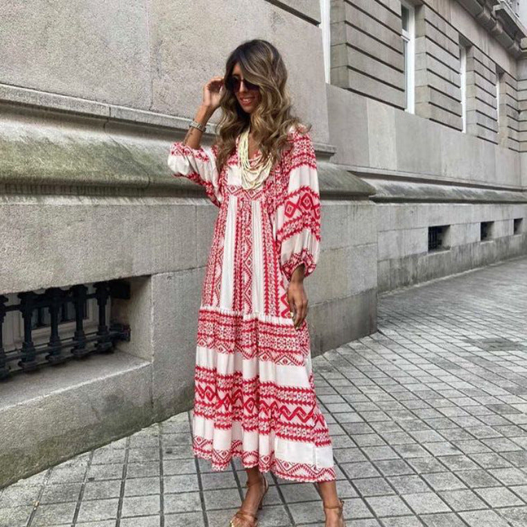 Isabella | Elegante Bohemian Maxi Jurk