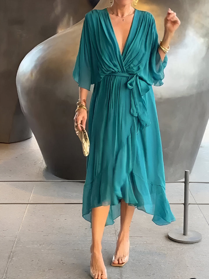 Moniek™ | Elegante V-hals Jurk