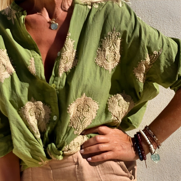 De Bruijn™ | Chique Ibiza Stijl Blouse