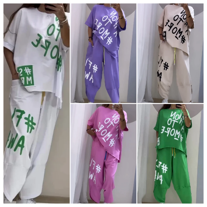 De Bruijn - Casual Tweedelige Set: T-shirt & Broek voor Dames